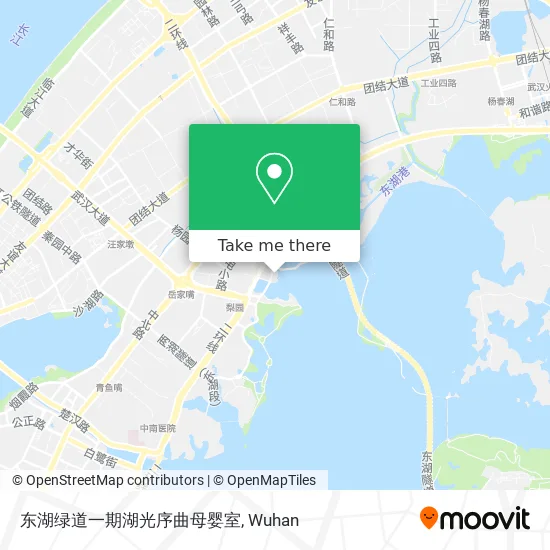 东湖绿道一期湖光序曲母婴室 map