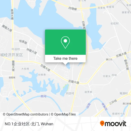 NO.1企业社区-北门 map