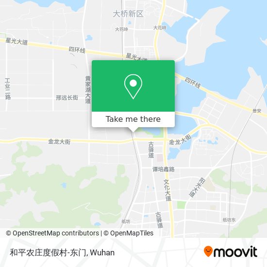 和平农庄度假村-东门 map