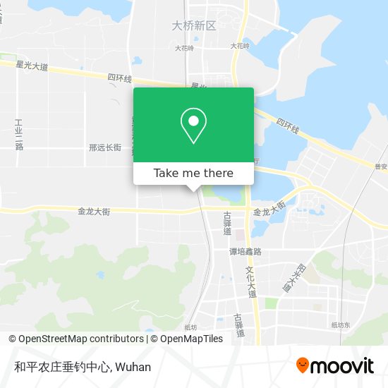 和平农庄垂钓中心 map