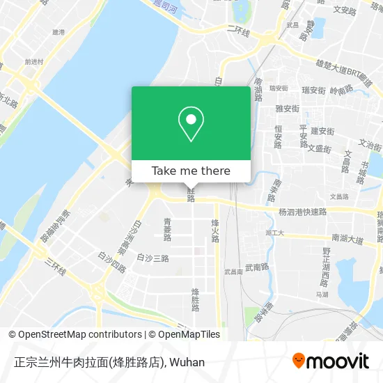 正宗兰州牛肉拉面(烽胜路店) map