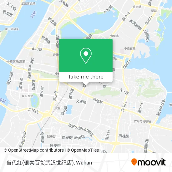 当代红(银泰百货武汉世纪店) map