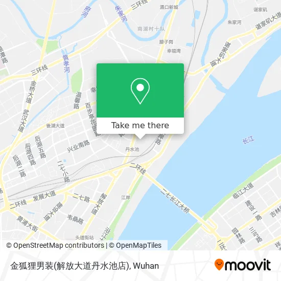 金狐狸男装(解放大道丹水池店) map