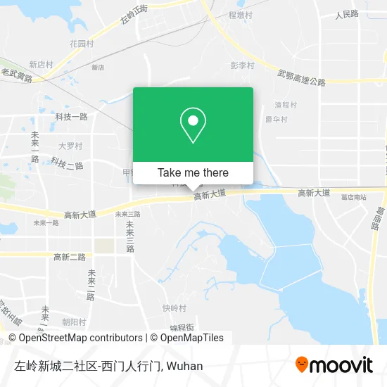 左岭新城二社区-西门人行门 map