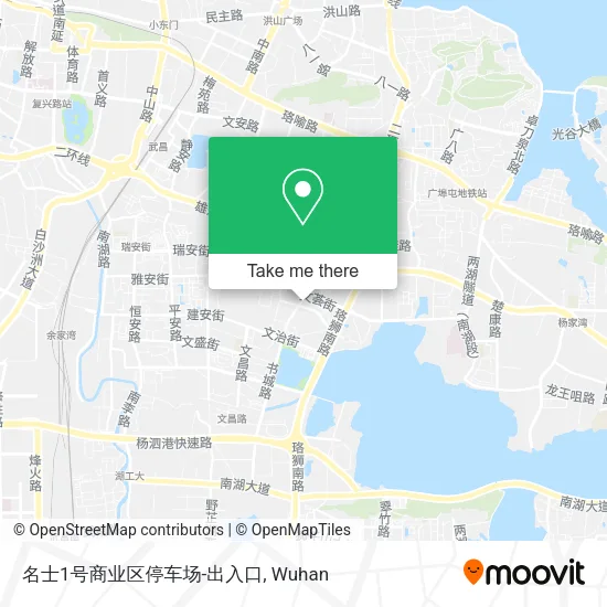 名士1号商业区停车场-出入口 map