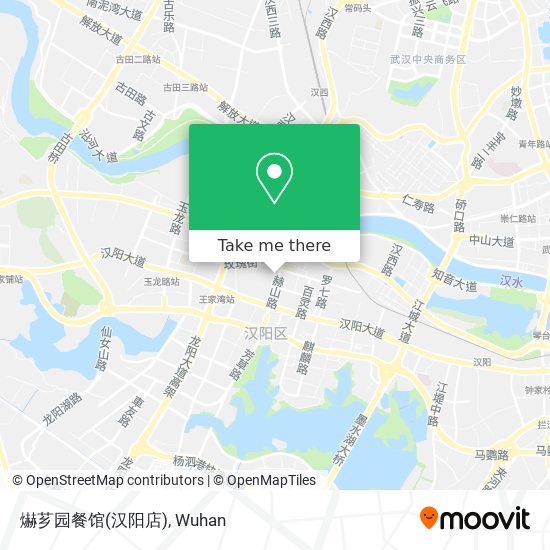 爀芗园餐馆(汉阳店) map