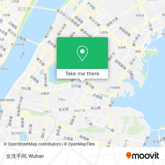 女洗手间 map