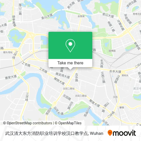 武汉清大东方消防职业培训学校汉口教学点 map
