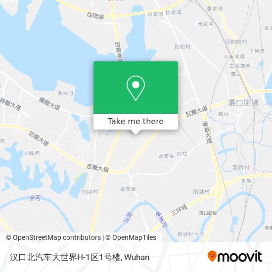 汉口北汽车大世界H-1区1号楼 map