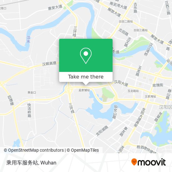 乘用车服务站 map