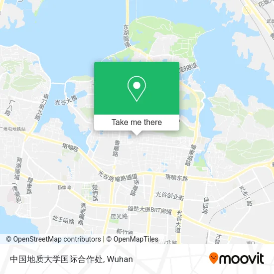 中国地质大学国际合作处 map