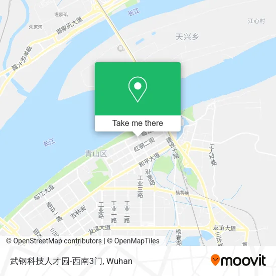 武钢科技人才园-西南3门 map