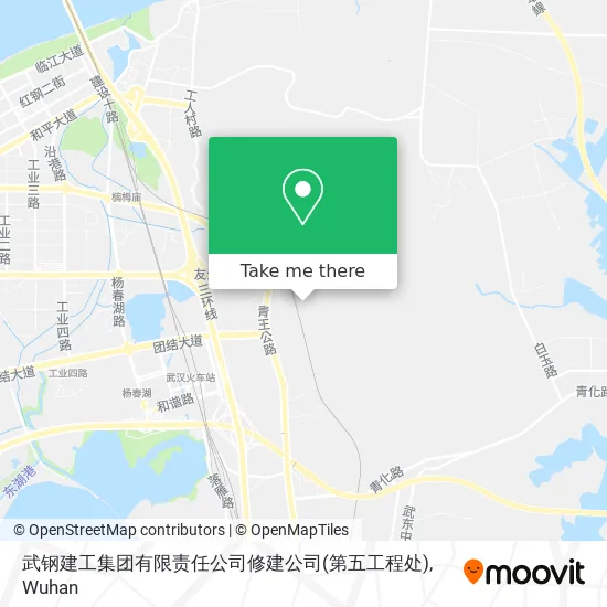 武钢建工集团有限责任公司修建公司(第五工程处) map