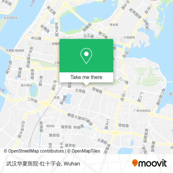 武汉华夏医院-红十字会 map