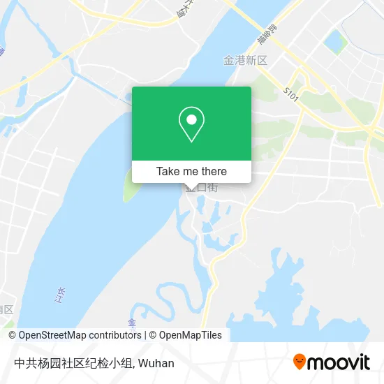 中共杨园社区纪检小组 map