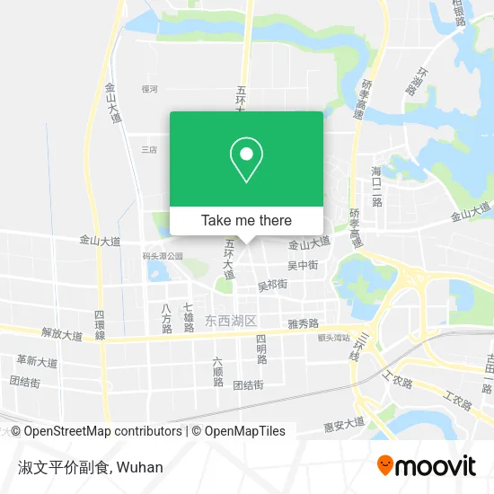 淑文平价副食 map