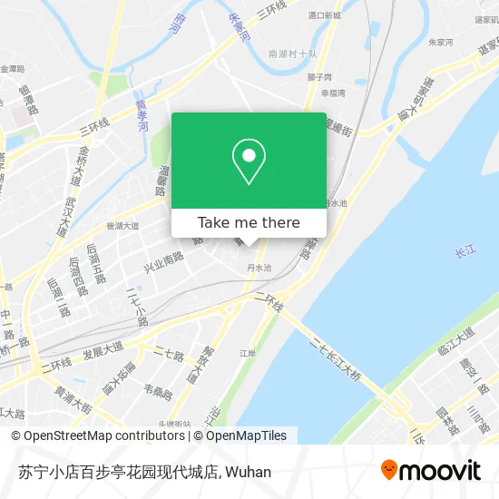 苏宁小店百步亭花园现代城店 map