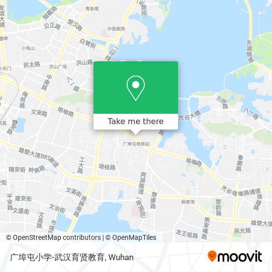 广埠屯小学-武汉育贤教育 map