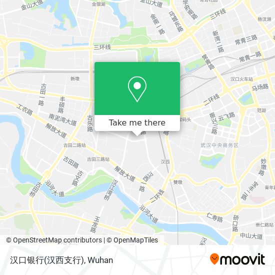 汉口银行(汉西支行) map