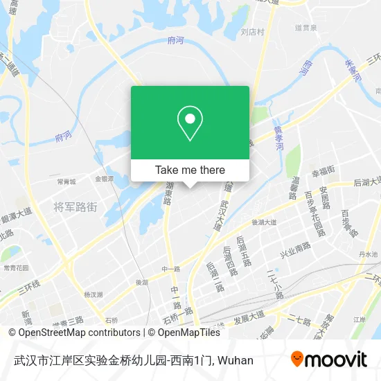武汉市江岸区实验金桥幼儿园-西南1门 map