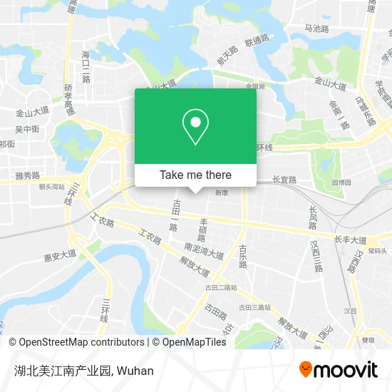 湖北美江南产业园 map