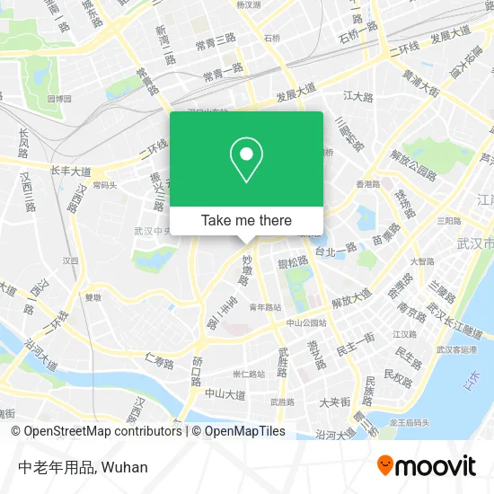 中老年用品 map