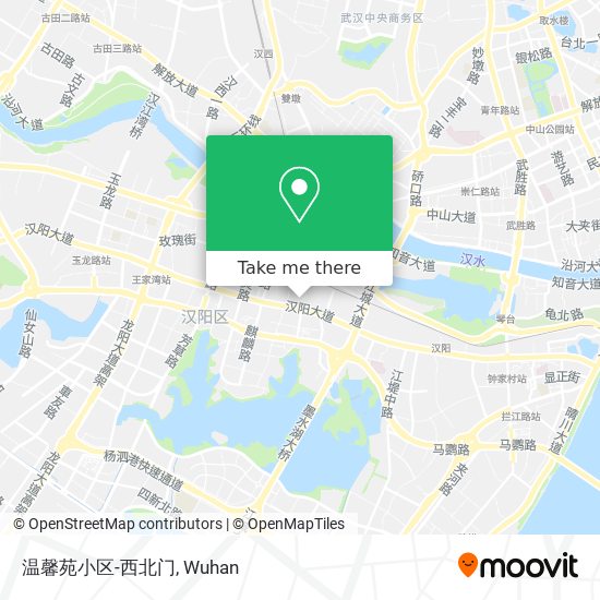 温馨苑小区-西北门 map