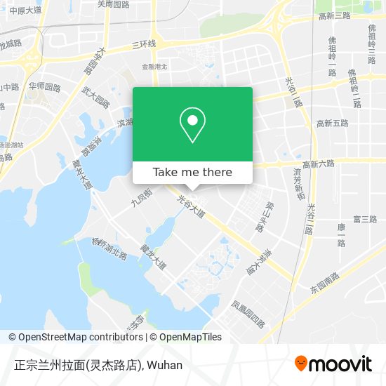 正宗兰州拉面(灵杰路店) map