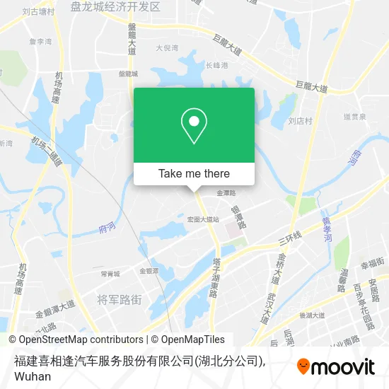 福建喜相逢汽车服务股份有限公司(湖北分公司) map