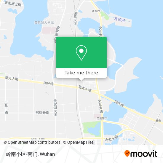 岭南小区-南门 map