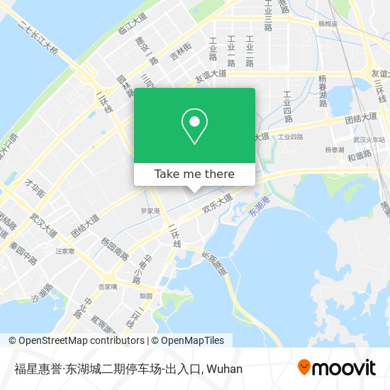 福星惠誉·东湖城二期停车场-出入口 map