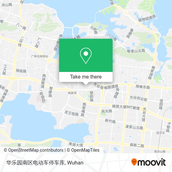华乐园南区电动车停车库 map