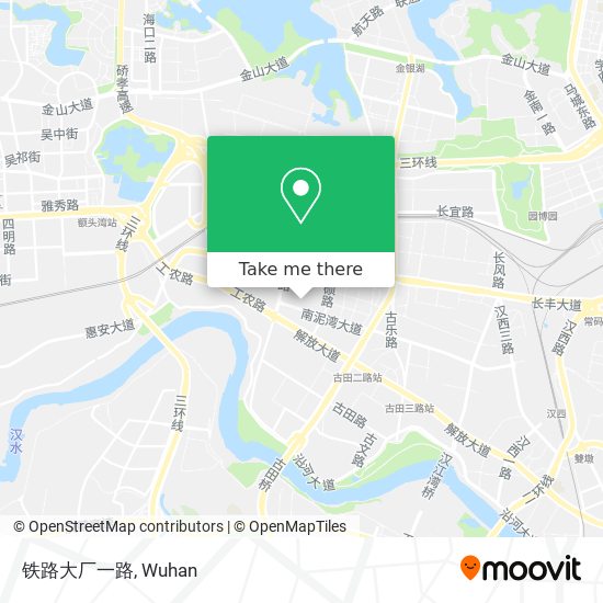 铁路大厂一路 map