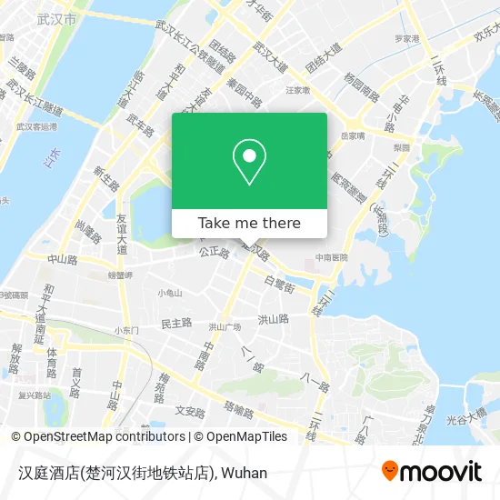 汉庭酒店(楚河汉街地铁站店) map