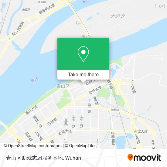 青山区助残志愿服务基地 map
