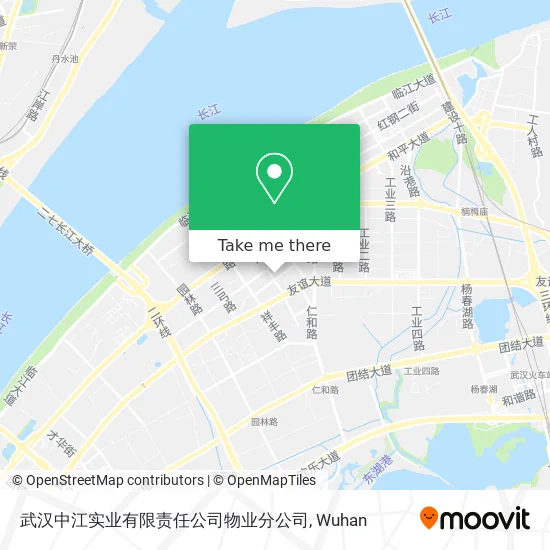 武汉中江实业有限责任公司物业分公司 map