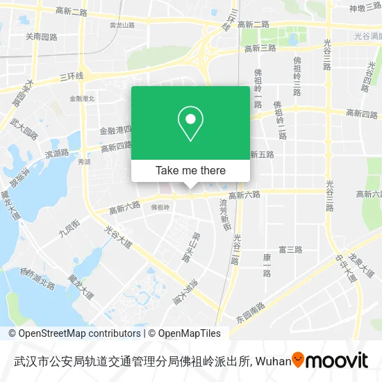 武汉市公安局轨道交通管理分局佛祖岭派出所 map