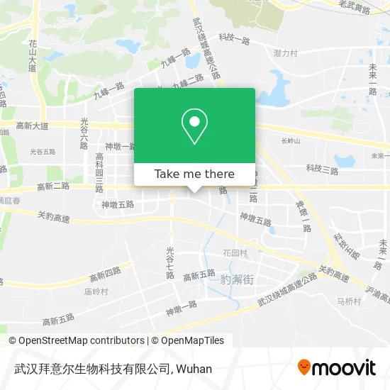 武汉拜意尔生物科技有限公司 map