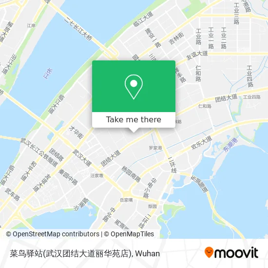 菜鸟驿站(武汉团结大道丽华苑店) map