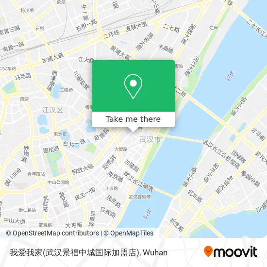 我爱我家(武汉景福中城国际加盟店) map