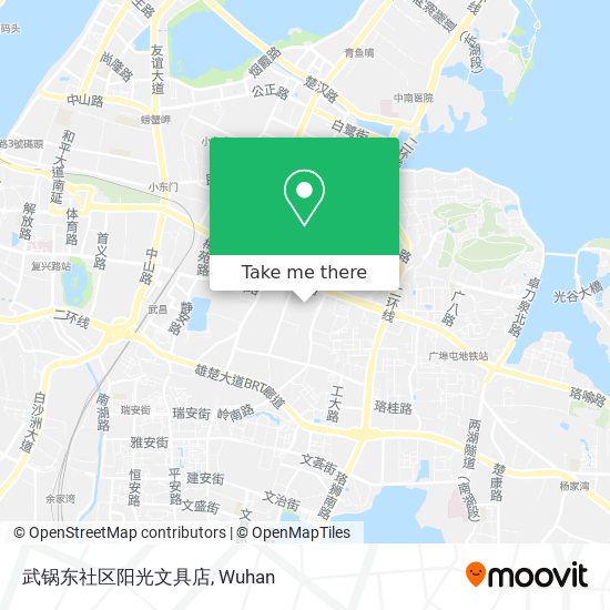 武锅东社区阳光文具店 map