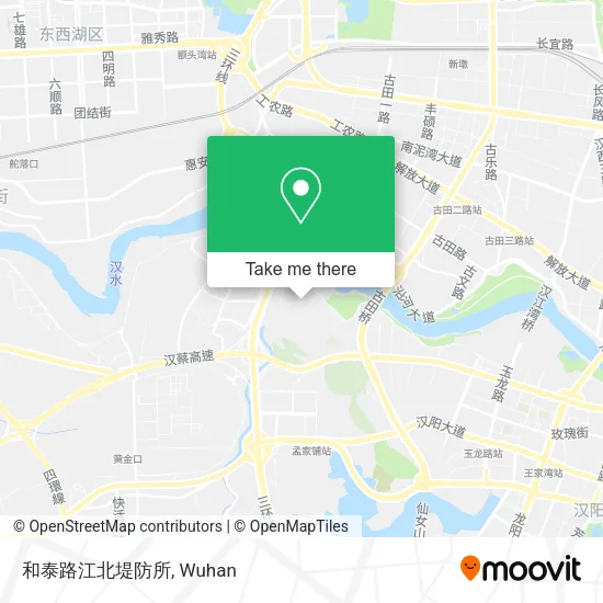 和泰路江北堤防所 map
