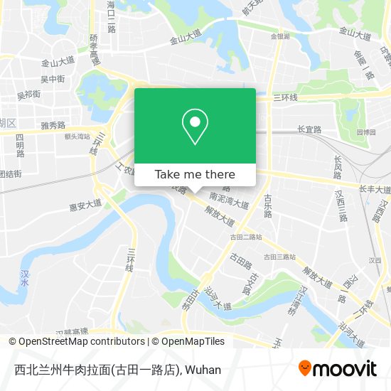 西北兰州牛肉拉面(古田一路店) map