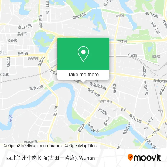 西北兰州牛肉拉面(古田一路店) map