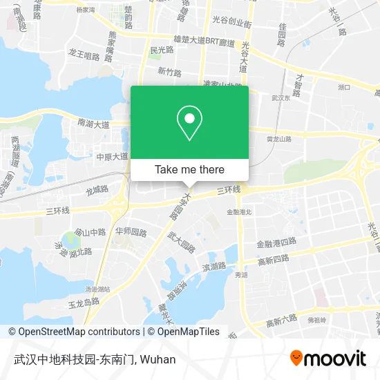 武汉中地科技园-东南门 map