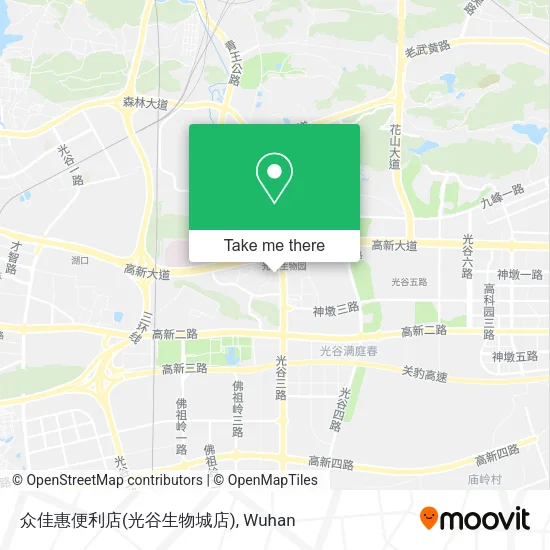 众佳惠便利店(光谷生物城店) map
