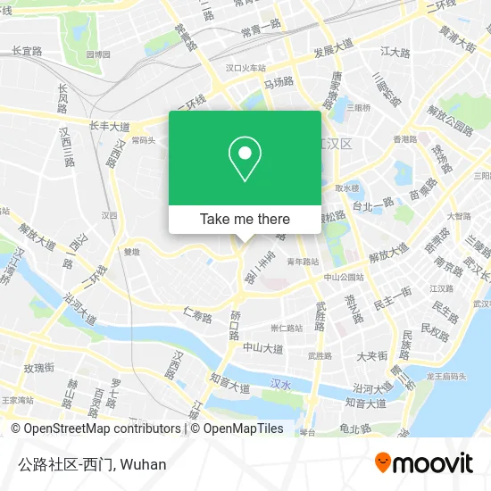 公路社区-西门 map