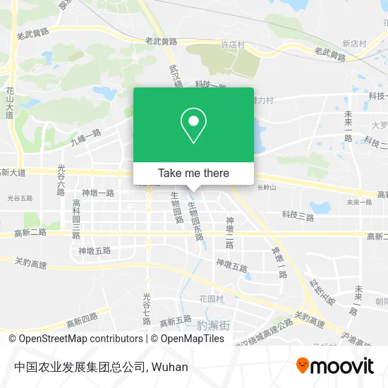 中国农业发展集团总公司 map