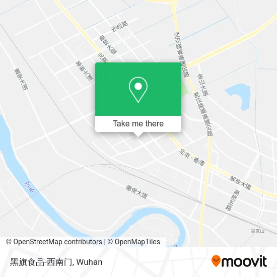 黑旗食品-西南门 map