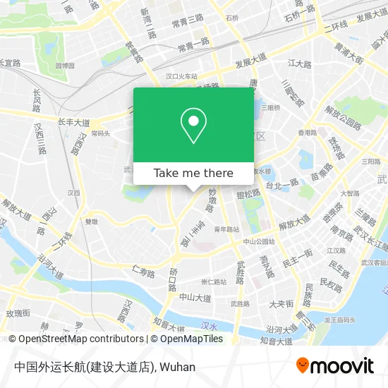 中国外运长航(建设大道店) map